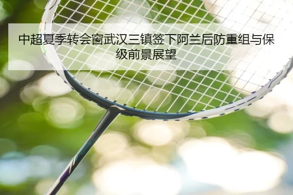 中超夏季转会窗武汉三镇签下阿兰后防重组与保级前景展望